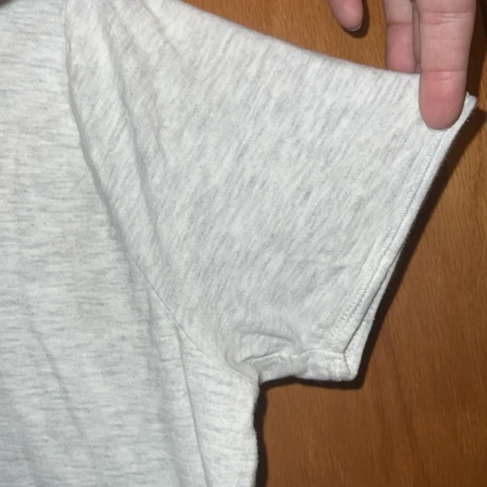 Zara T-Shirt Boys Size 13/14 Grey Short Sleeve Curved‎ Hem Crew Neck Tee